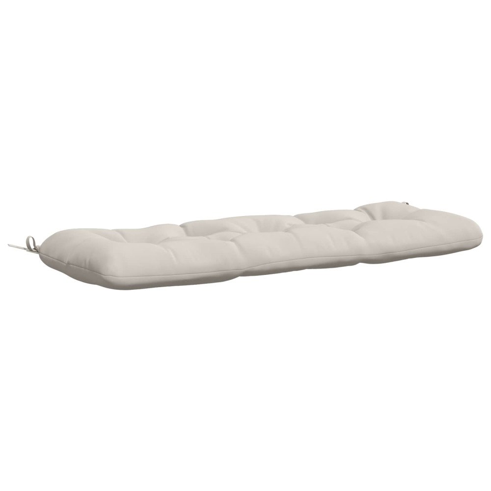 vidaXL Bänk kudde VIANEN 100% Polyester Vit 100 x 40 x 12 cm