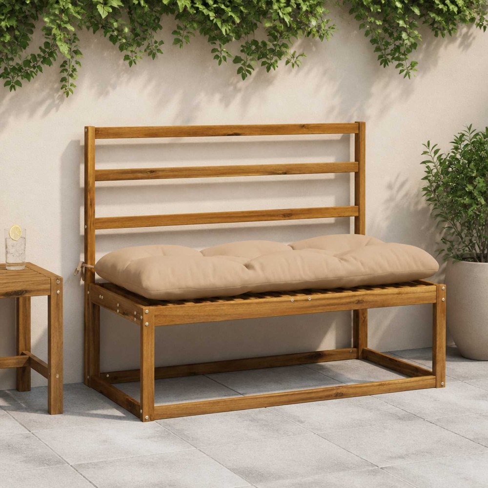 vidaXL 2-delade Bänk Kuddar VIANEN 100% Polyester Sand