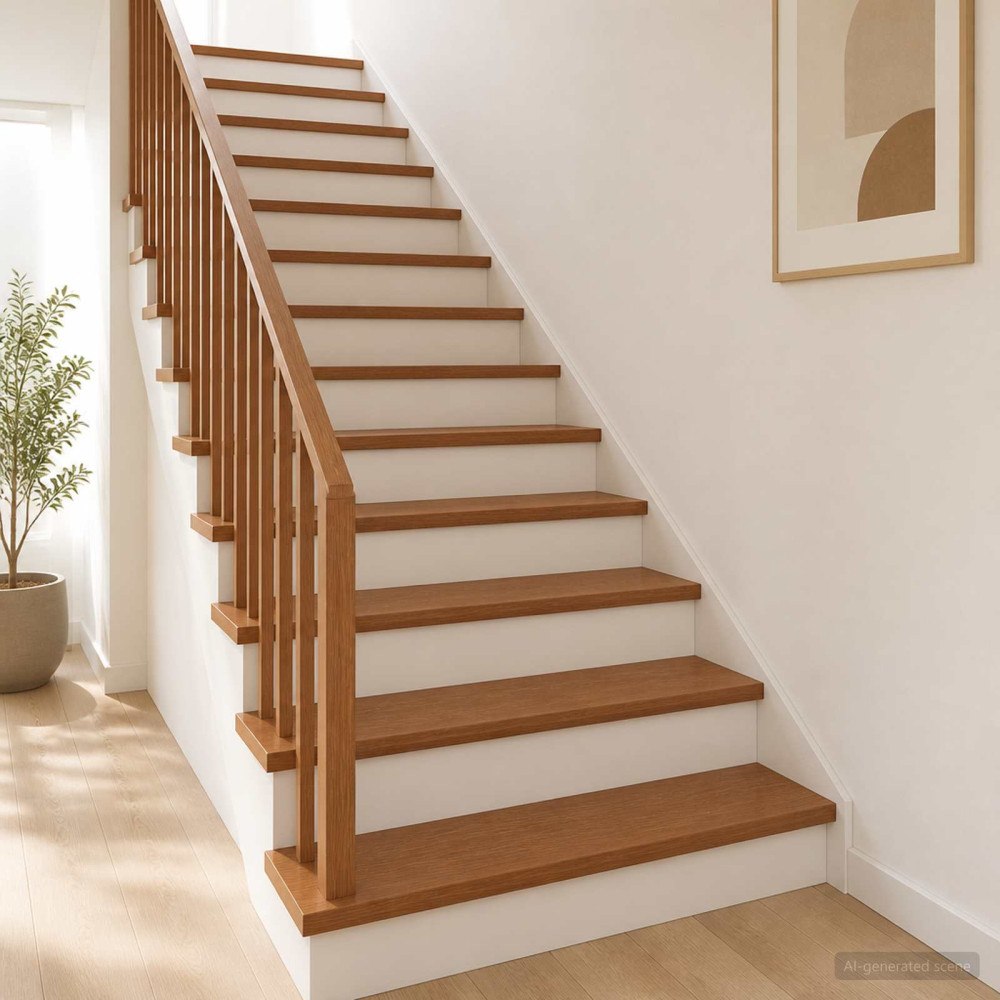 vidaXL Trappsteg 2 st 110 x 30 x 2 cm Mörkbrun Massivt Ekträ