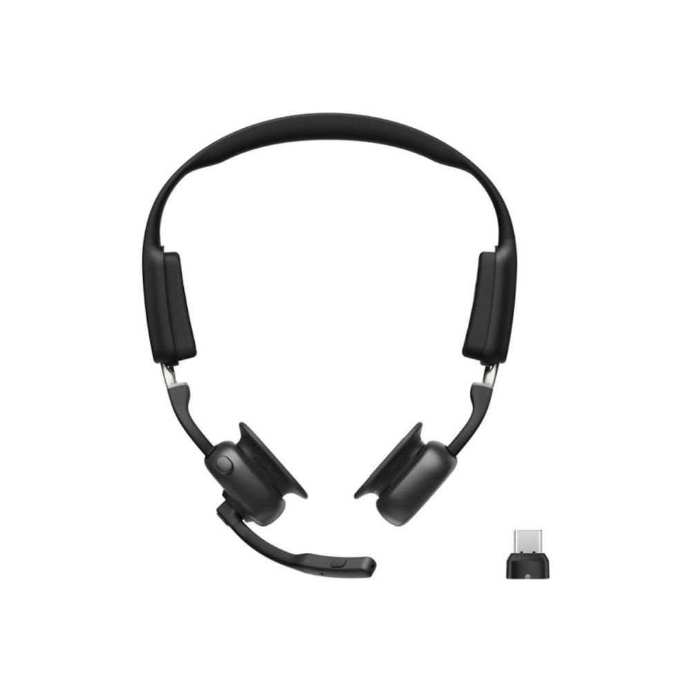 AfterShokz SHOKZ OpenMeet UC - headset - USB-C via Bluetooth-adapter - Zoom Certified