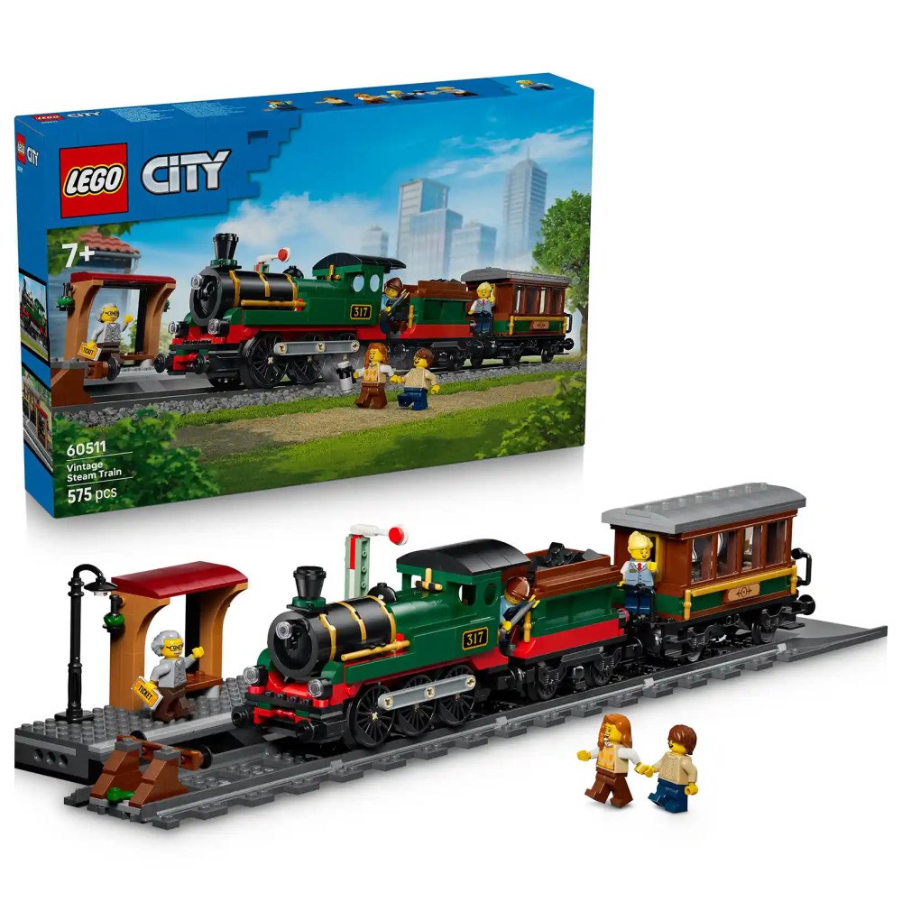 LEGO® LEGO® City 60511 Vintage parní vlak