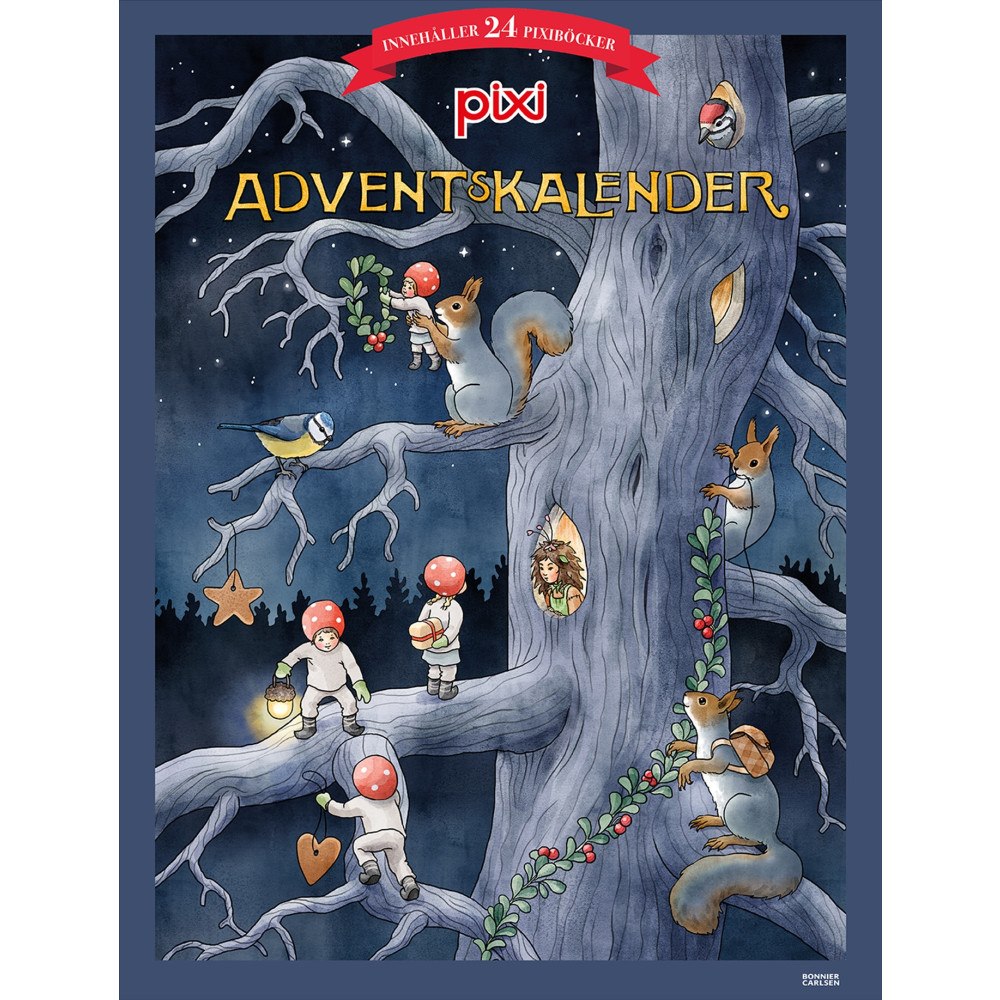 Bonnier Carlsen Pixi adventskalender 2026 : med omslag av Maria Löfgren (häftad)