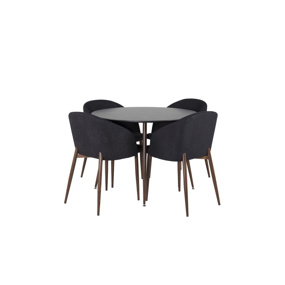 Venture Home Plaza Matbord med Arch Stolarna