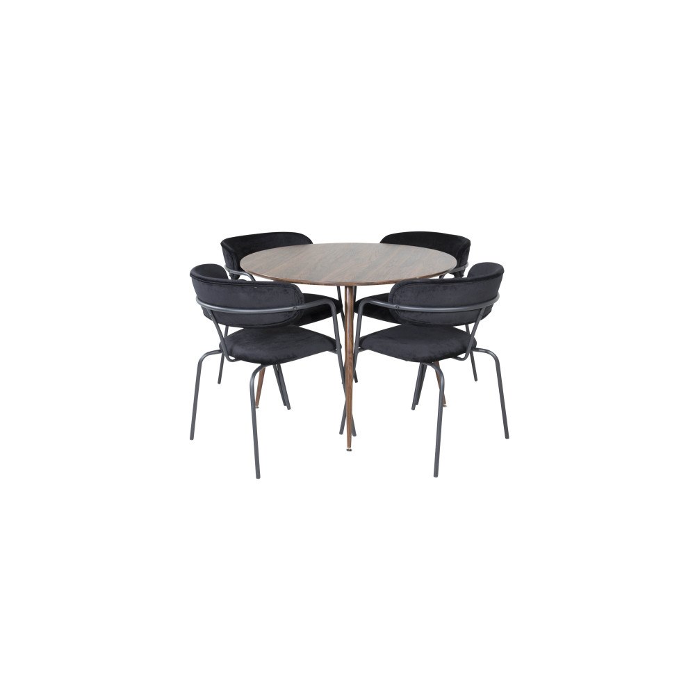 Venture Home Plaza Matbord med Arrow Stolarna