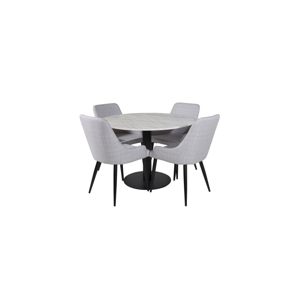 Venture Home Estelle Matbord med Plaza Stolarna
