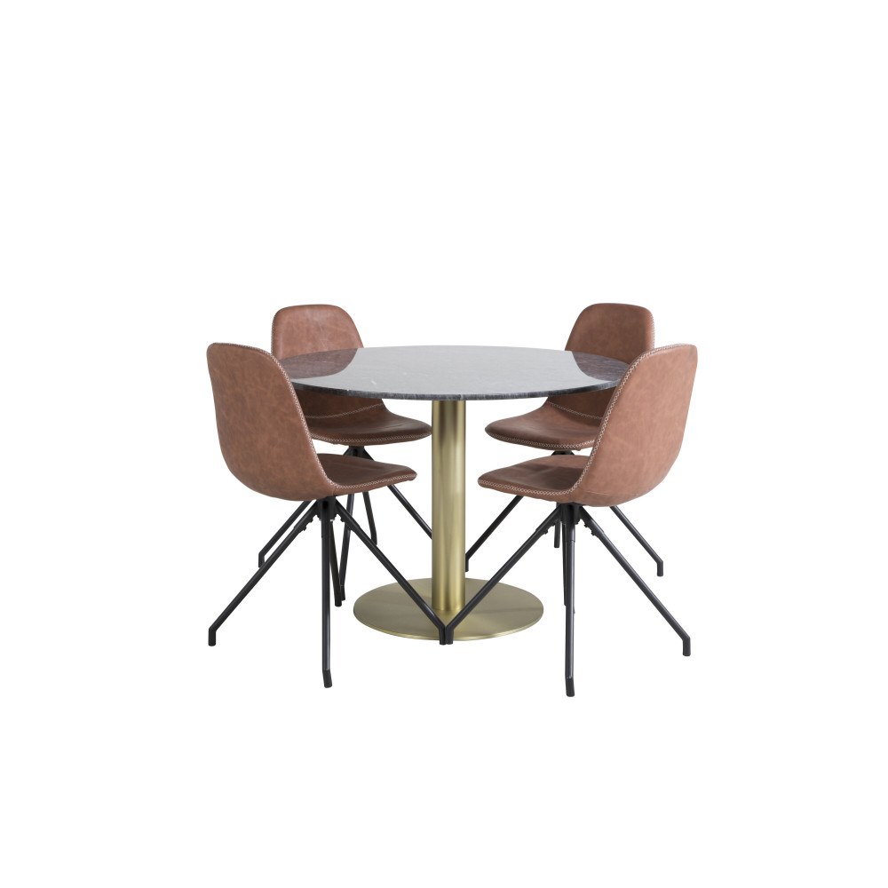 Venture Home Estelle Matbord med Polar Stolarna