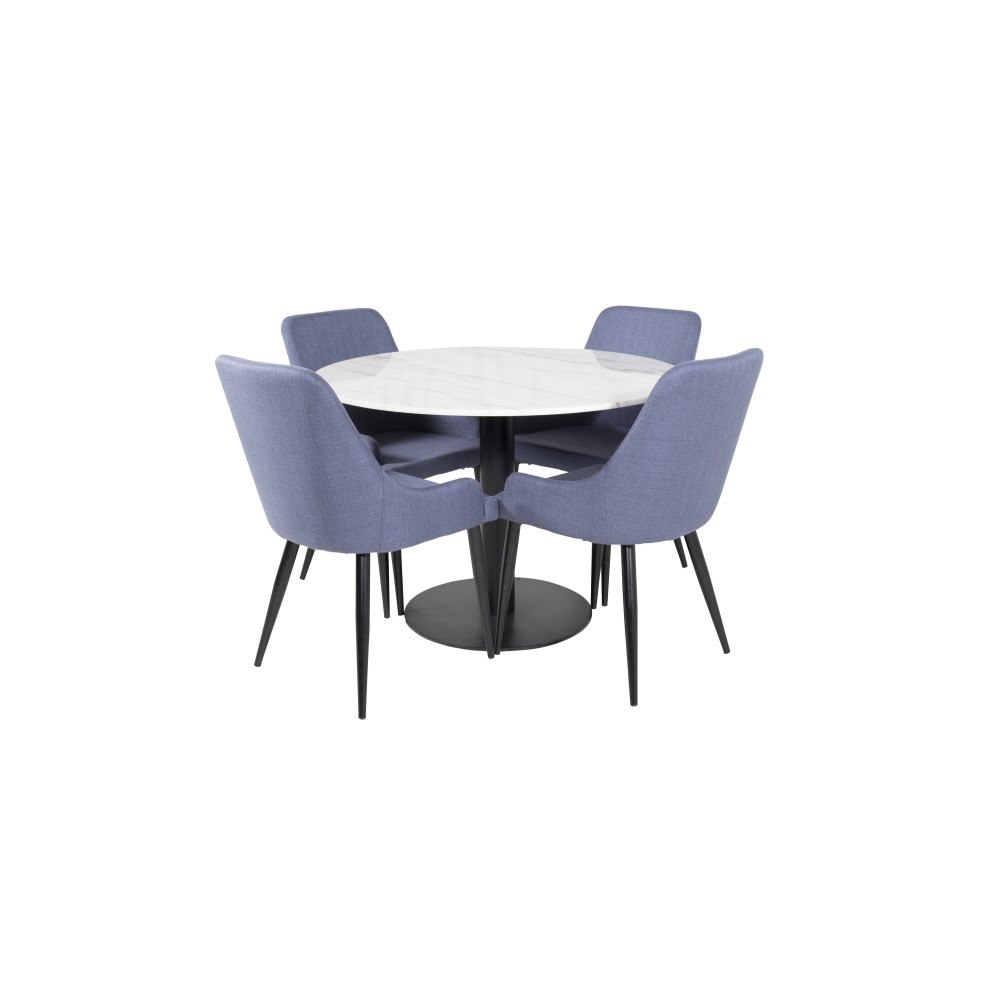 Venture Home Estelle Matbord med Plaza Stolarna