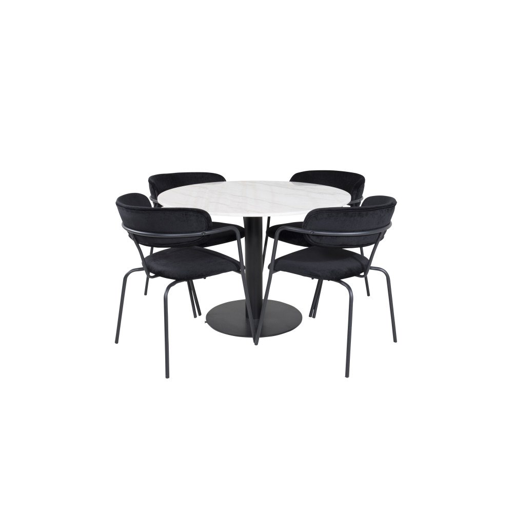 Venture Home Estelle Matbord med Arrow Stolarna