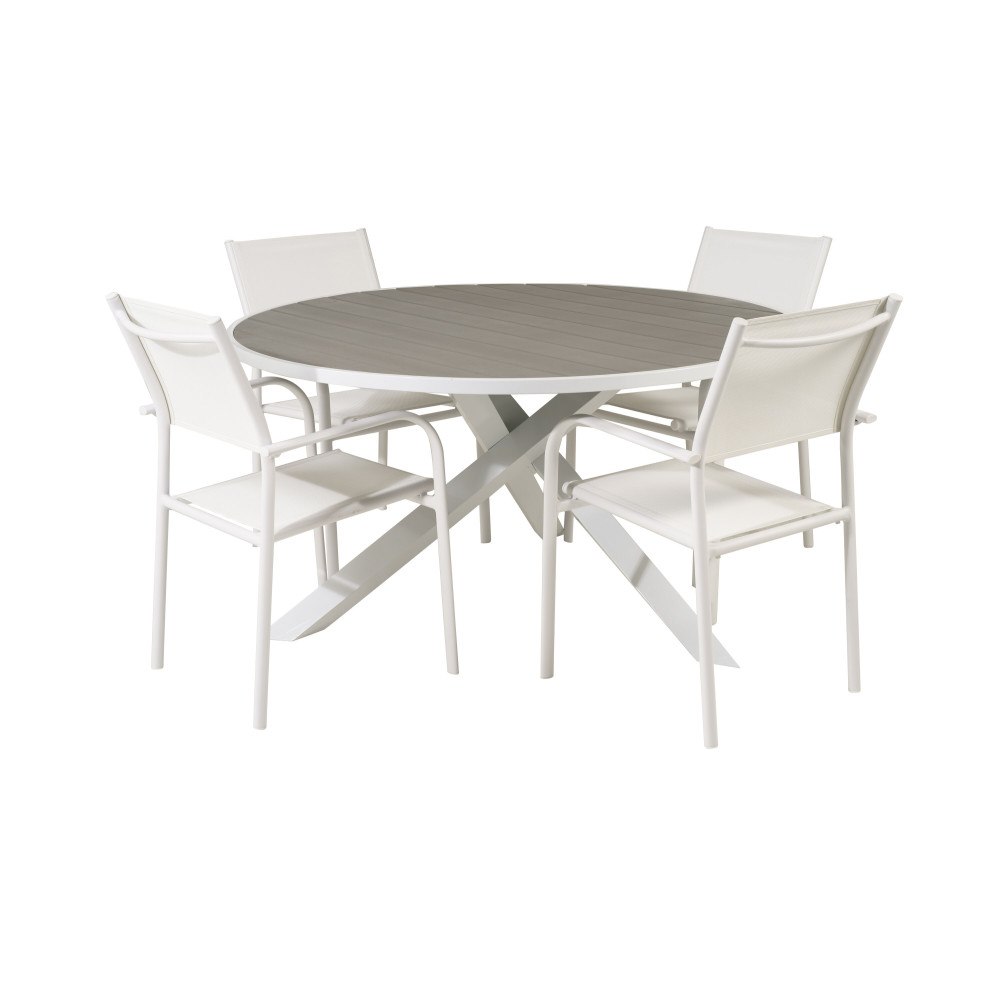 Venture Home Parma Matbord med Santorini Stolarna