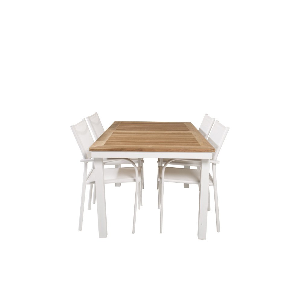Venture Home Panama Matbord med Santorini Stolarna
