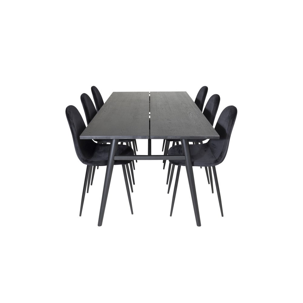Venture Home Sleek Matbord med Polar Stolarna
