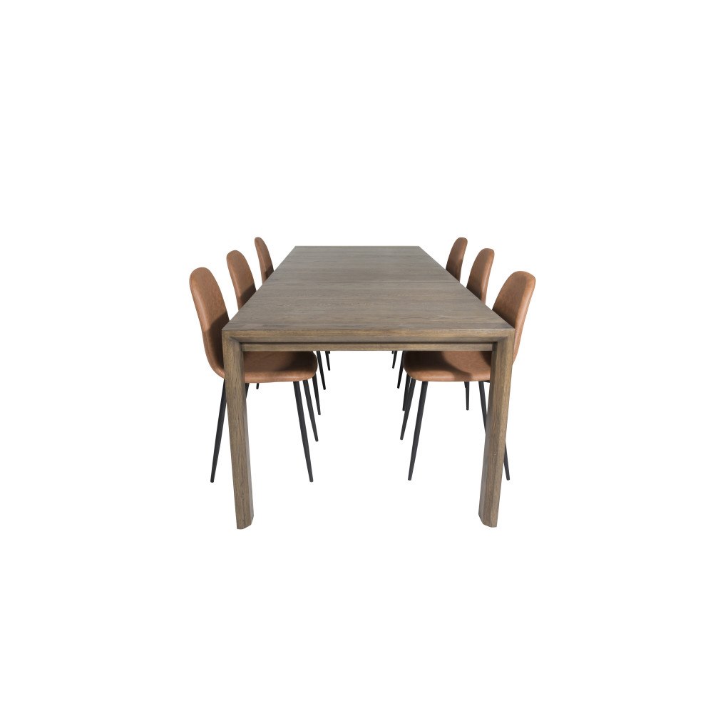 Venture Home Slider Matbord med Polar Stolarna