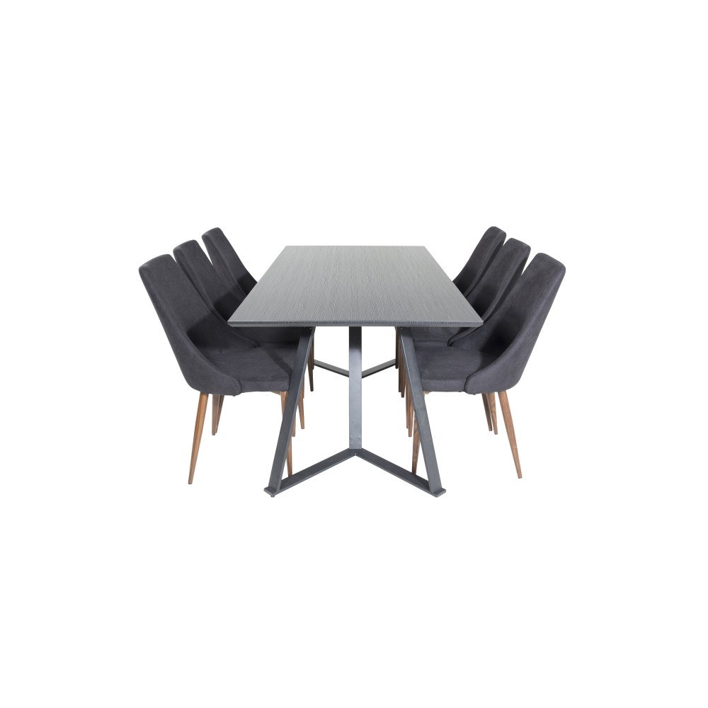 Venture Home Marina Matbord med Leone Stolarna