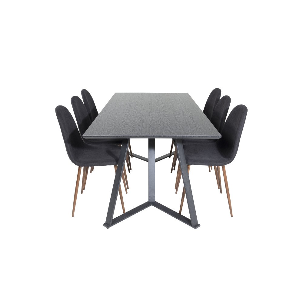 Venture Home Marina Matbord med Polar Stolarna