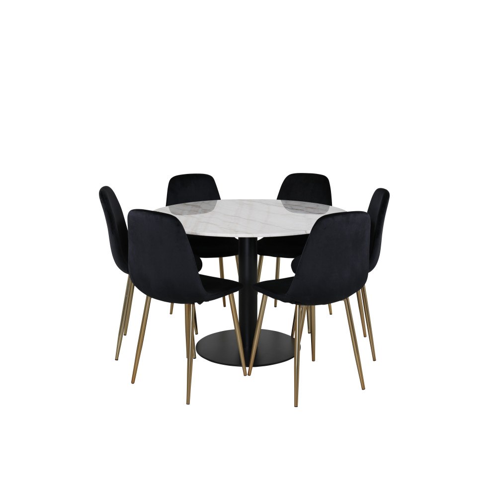 Venture Home Estelle Matbord med Polar Stolarna