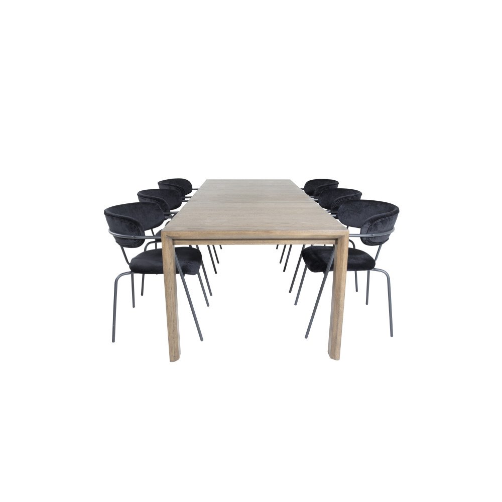 Venture Home Slider Matbord med Arrow Stolarna