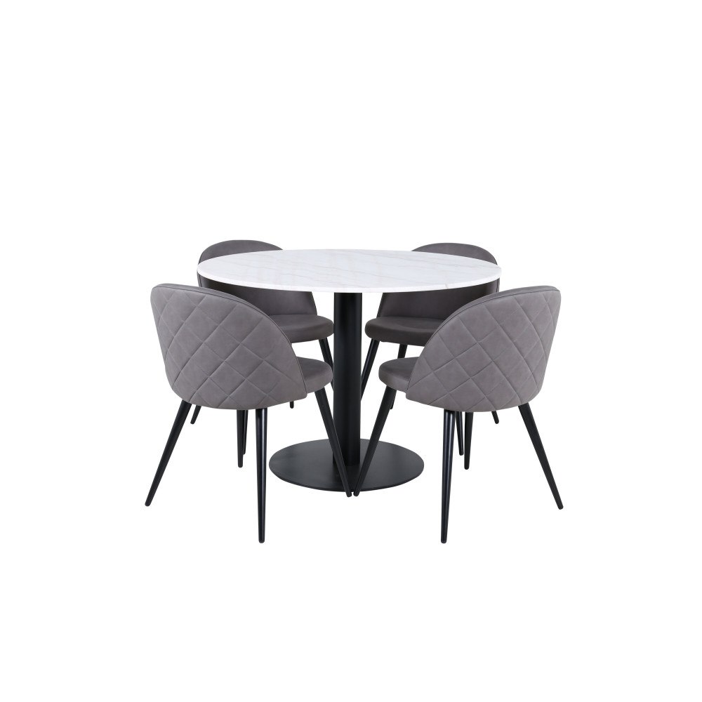 Venture Home Estelle Matbord med Velvet Stolarna