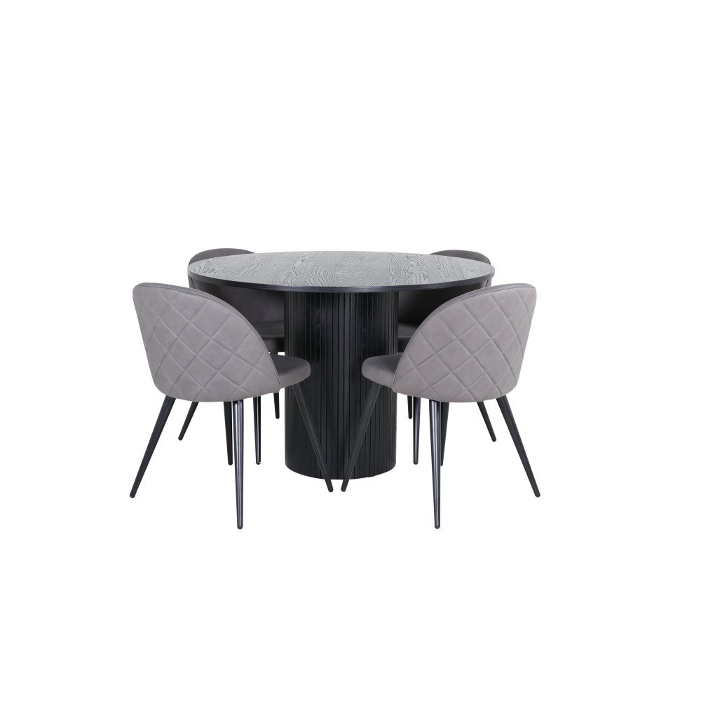 Venture Home Bianca Matbord med Velvet Stolarna