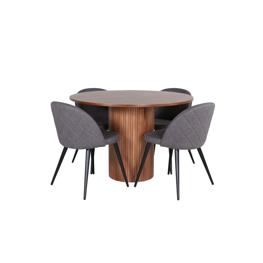 Venture Home Bianca Matbord med Velvet Stolarna