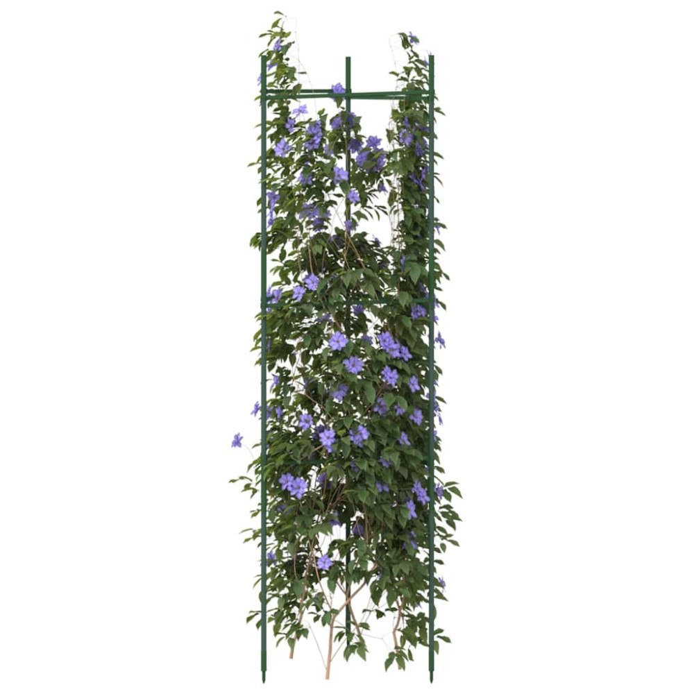 vidaXL Tomatbur 2 st 116 cm stål och PP