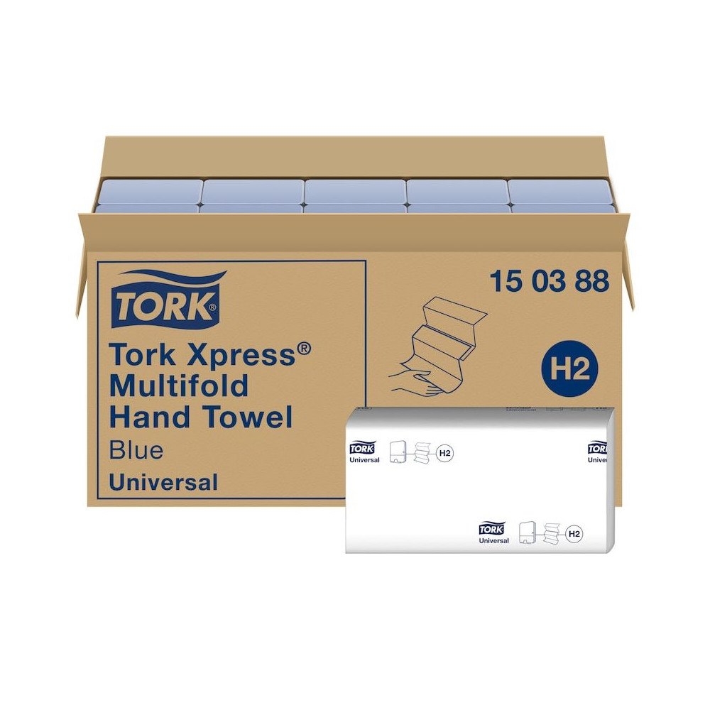 TORK Tork Xpress Universal handduk - 237 ark - flerfaldig - blå