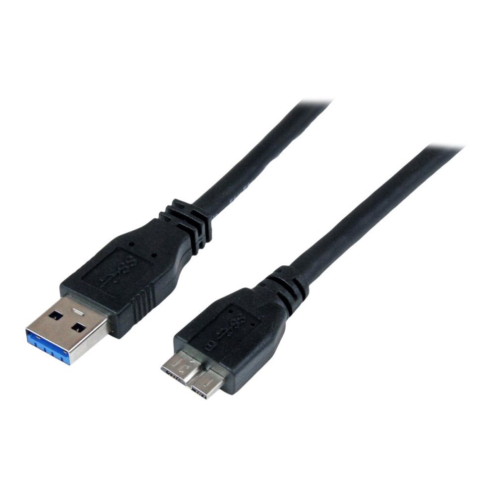 StarTech.com StarTech.com 1m 3 ft Certified SuperSpeed USB 3.0 A to Micro B Cable Cord - USB 3 Micro B Cable - 1x USB A (M), 1x USB M...