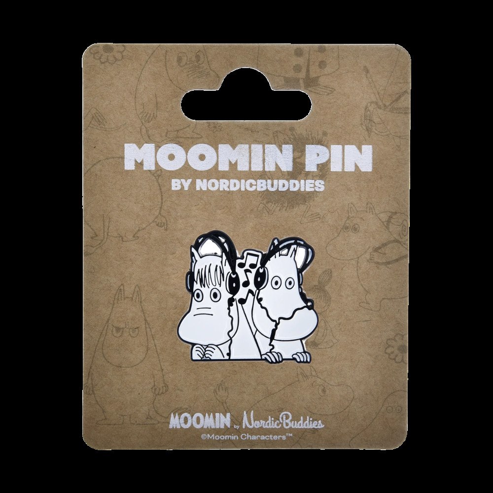 Nordic Buddies Mumin club life pin