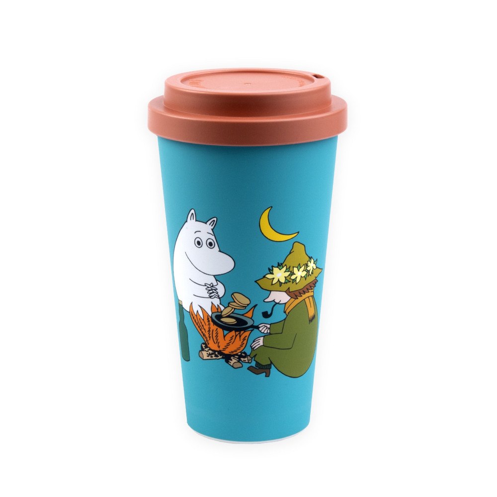Nordic Buddies Mumintrollet & Snusmumriken vandring take away-mugg