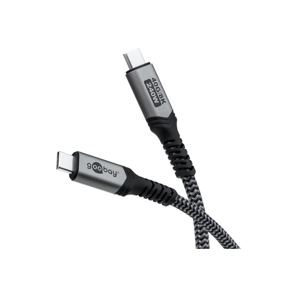 Goobay goobay - USB typ C-kabel - 24 pin USB-C till 24 pin USB-C - 50 cm