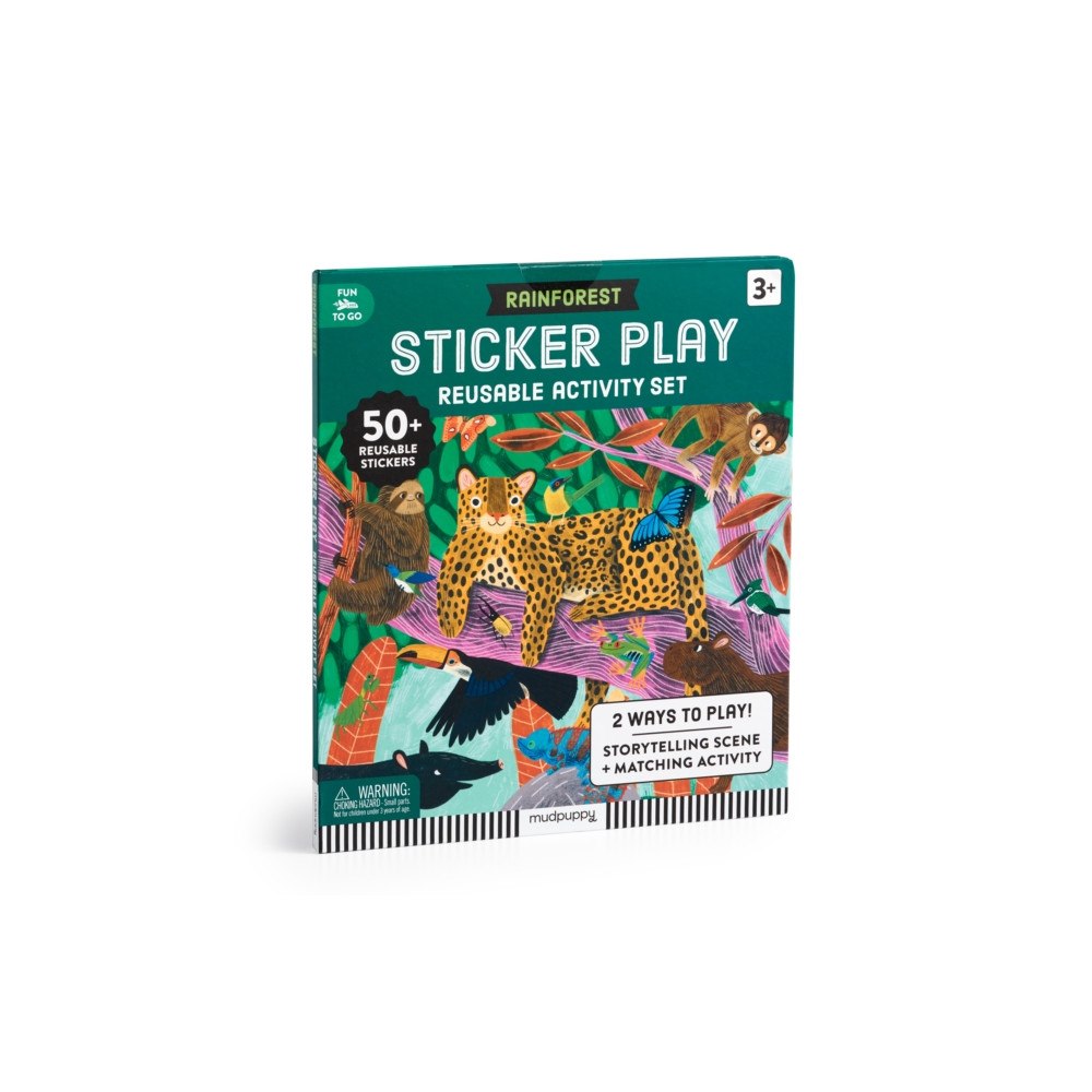 Galison Rainforest Sticker Play Reusable Activity Set (häftad, eng)