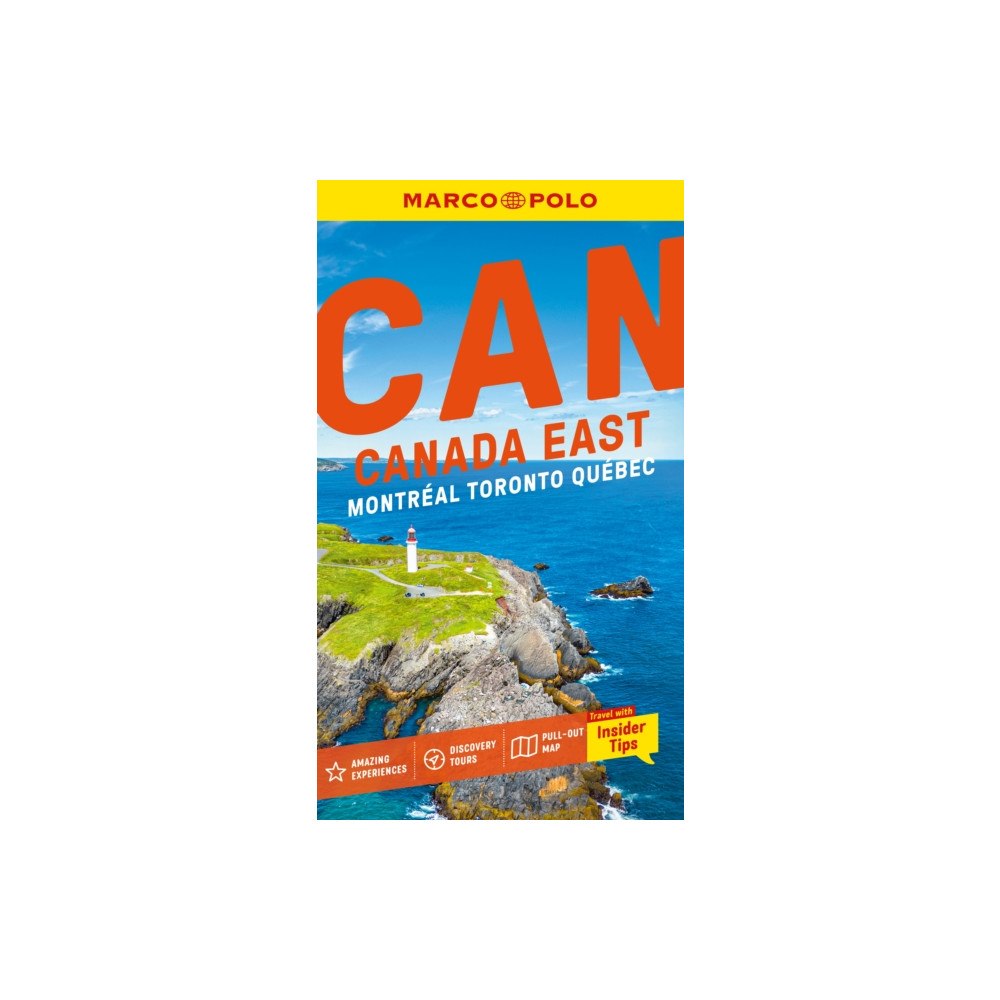 Heartwood Publishing Marco Polo Canada East Pocket Travel Guide | Pull-out Map | Local Knowledge | Covers: Montreal, Toronto, Quebec and more...