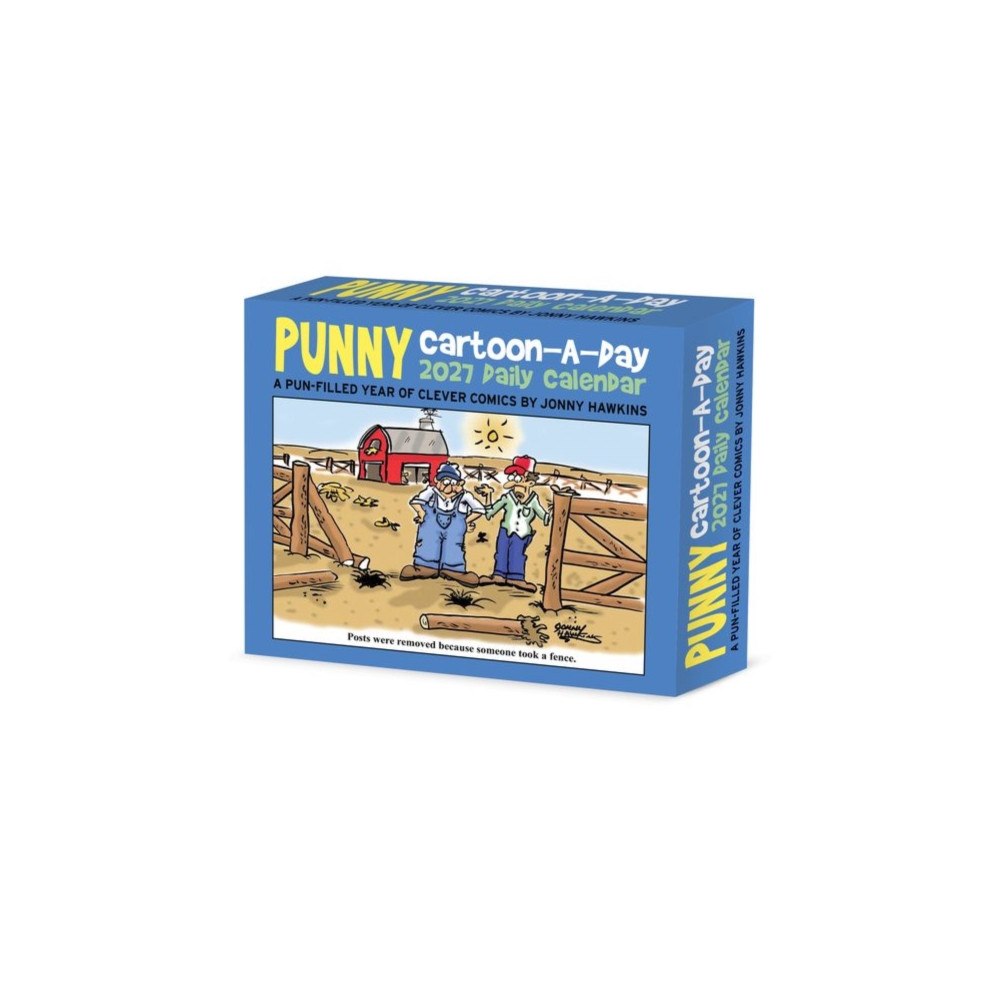 Willow Creek Press Punny Cartoon-A-Day by Jonny Hawkins 2027 Box (häftad, eng)