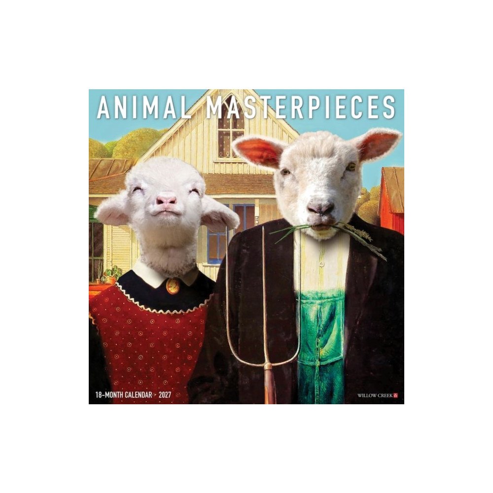 Willow Creek Press Animal Masterpieces 2027 Wall (häftad, eng)