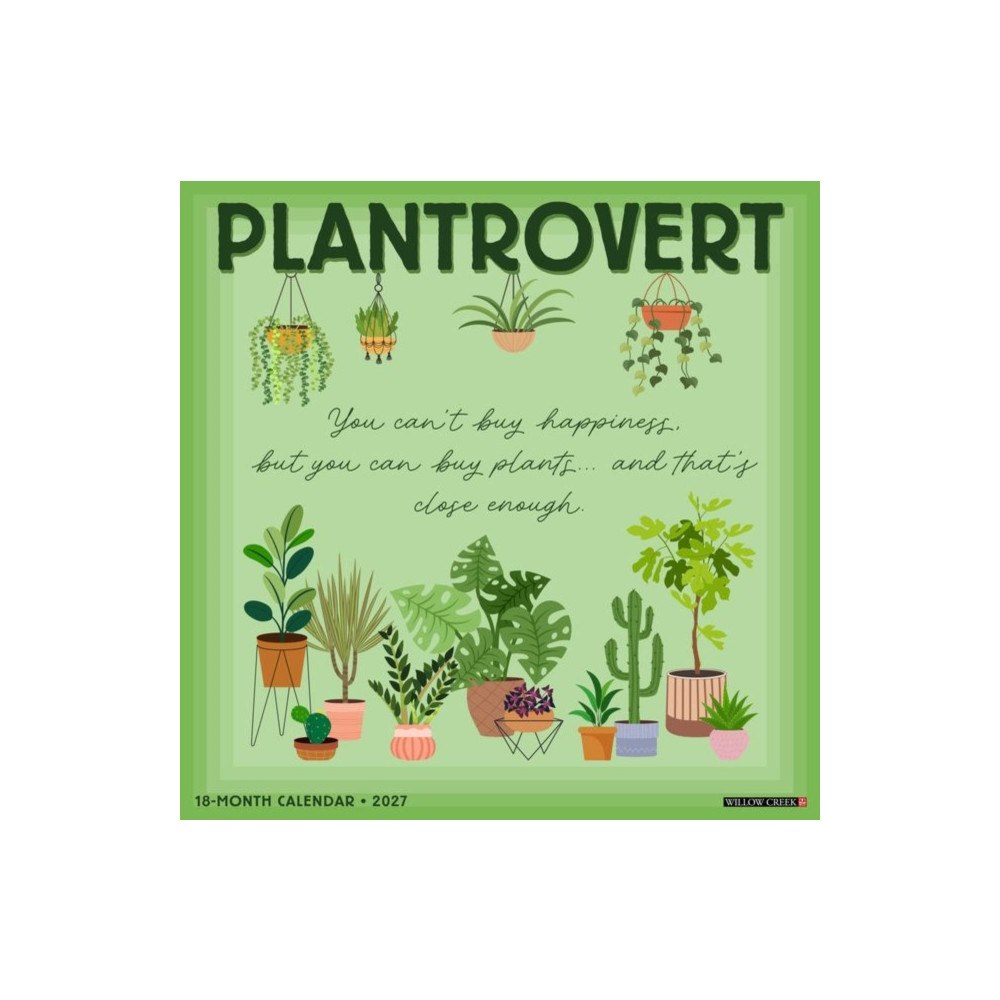 Willow Creek Press Plantrovert 2027 Wall (häftad, eng)