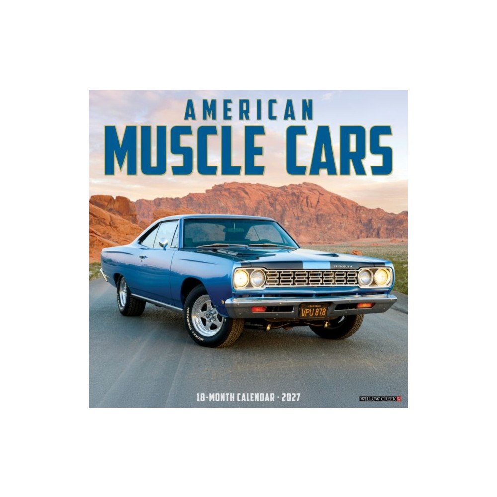 Willow Creek Press American Muscle Cars 2027 Wall (häftad, eng)