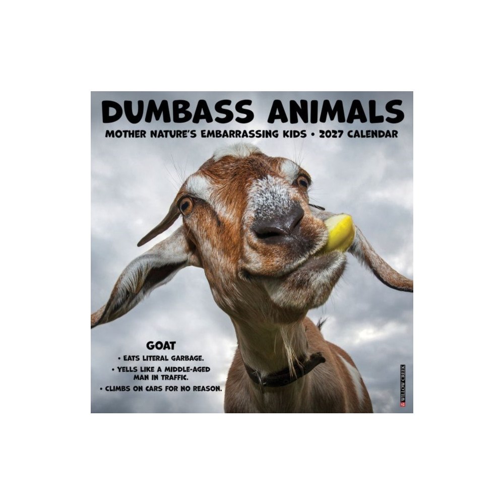 Willow Creek Press Dumbass Animals 2027 Wall (häftad, eng)