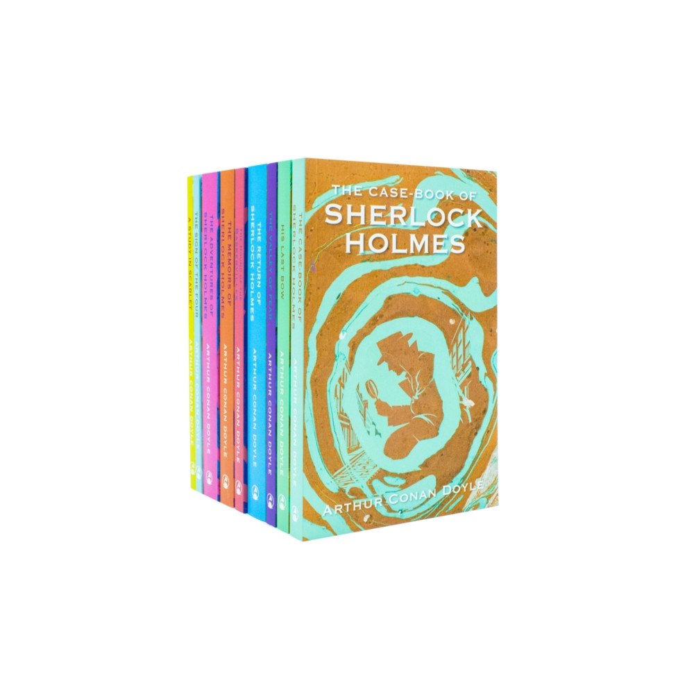 Classic Edition The Complete Work of Sherlock Holmes 9 Books Set Collection by Arthur Conan Doyle (häftad, eng)
