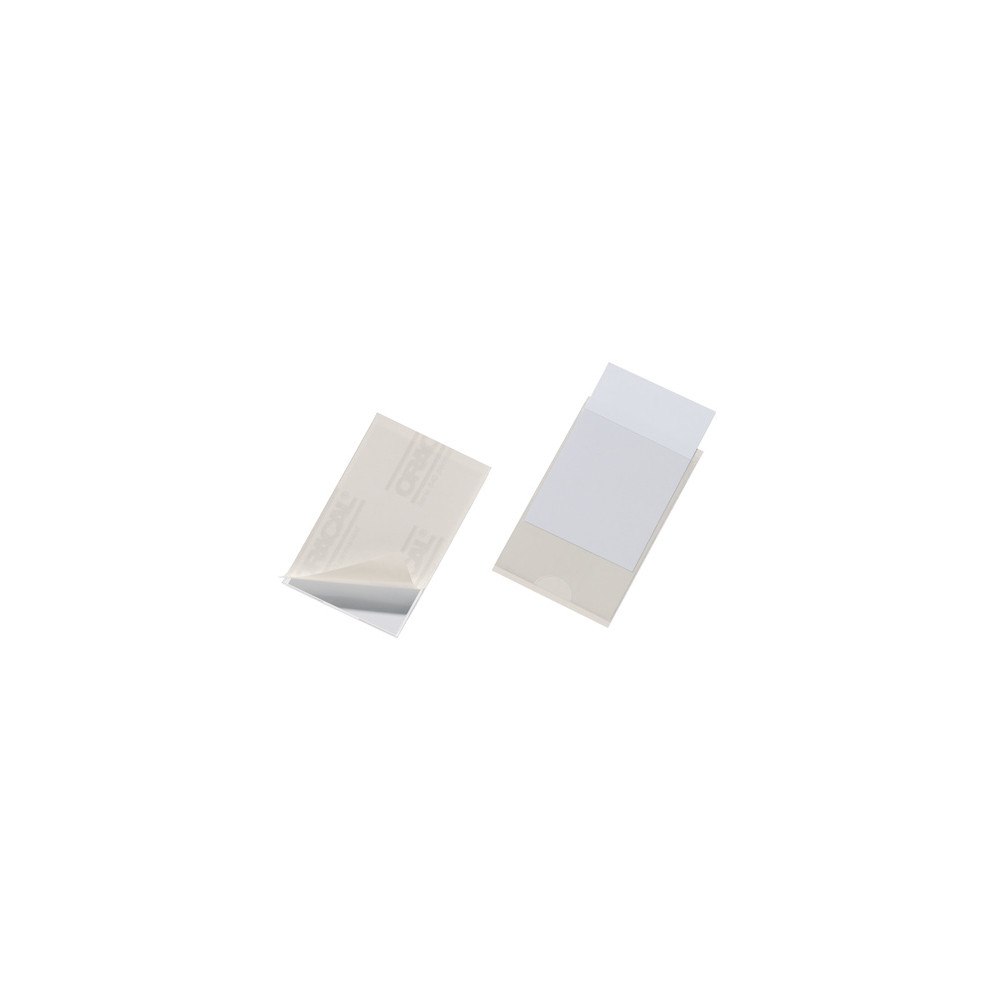 Durable DURABLE POCKETFIX - självhäftande ficka - för 57 x 90 mm - transparent (paket om 100)