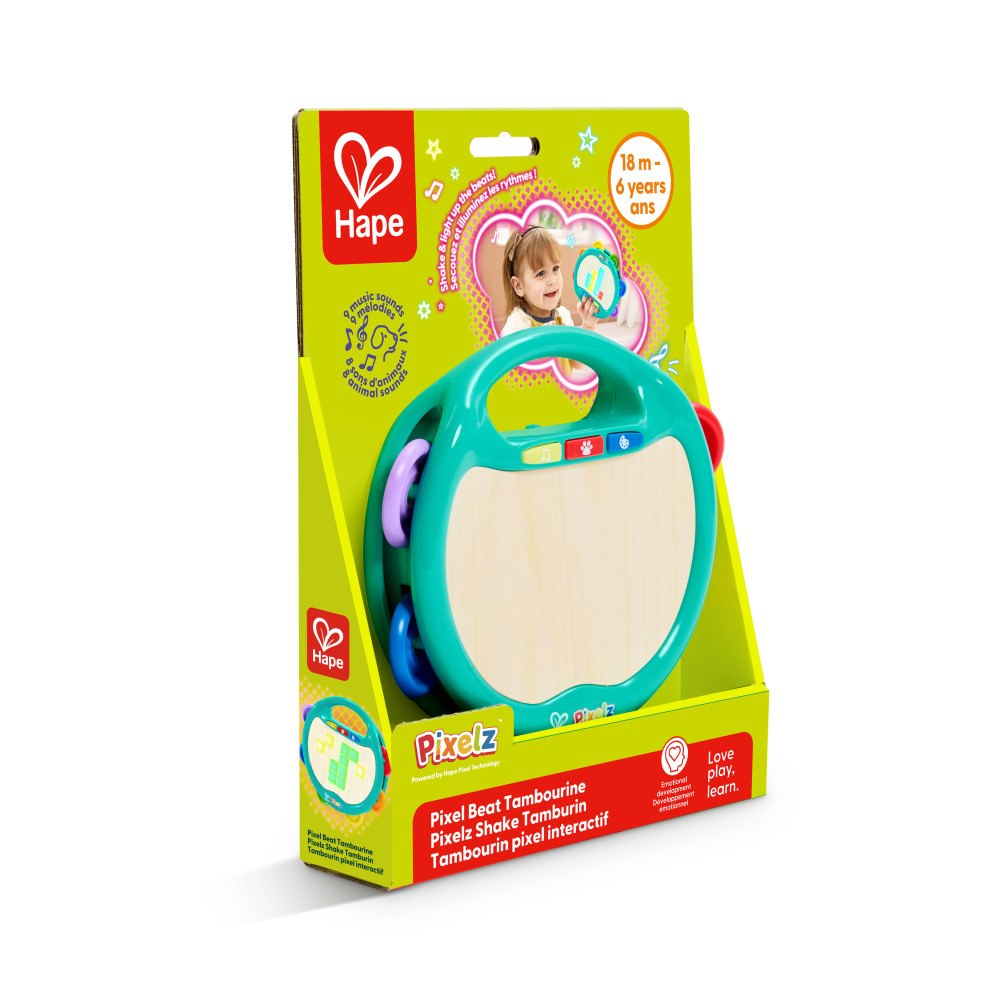 Hape Hape Pixelz Skaka & Slå Tamburin
