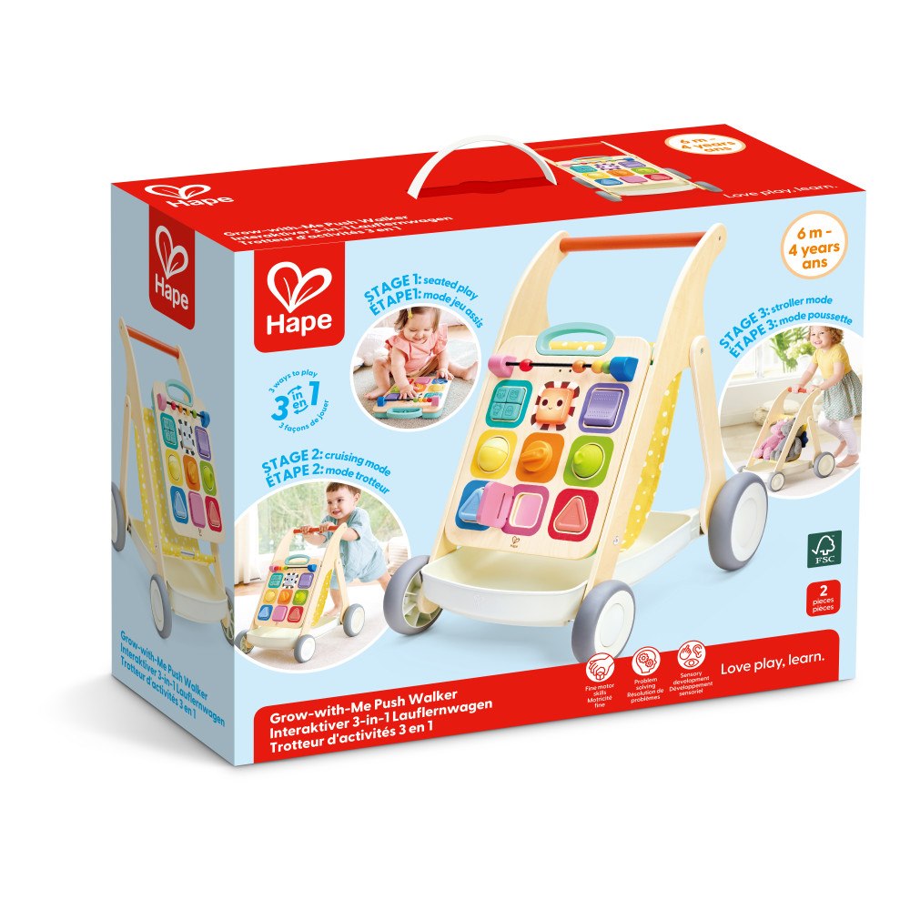 Hape Hape Grow-With-Me Baby Gångare