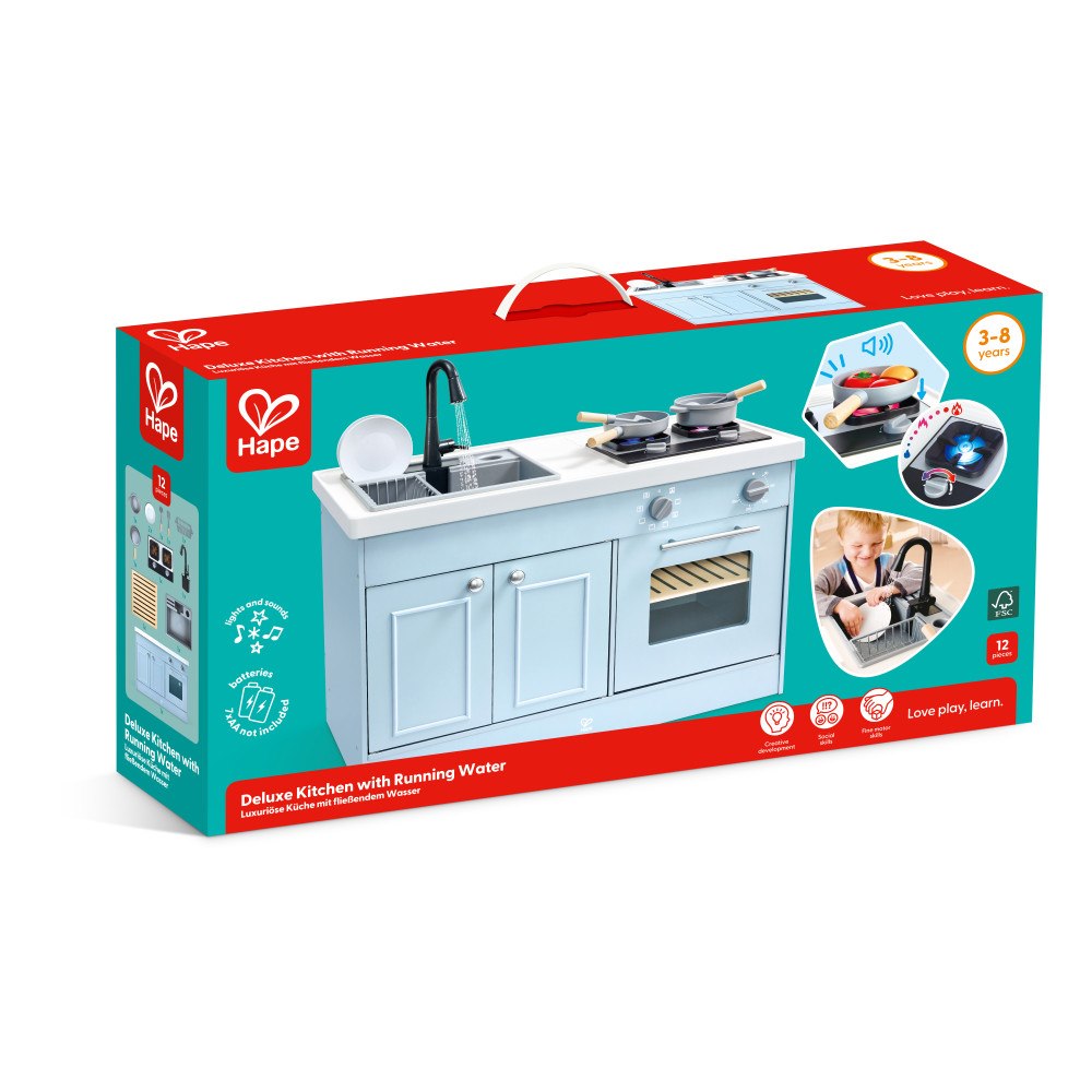 Hape Hape Deluxe Kök med Rinnande Vatten