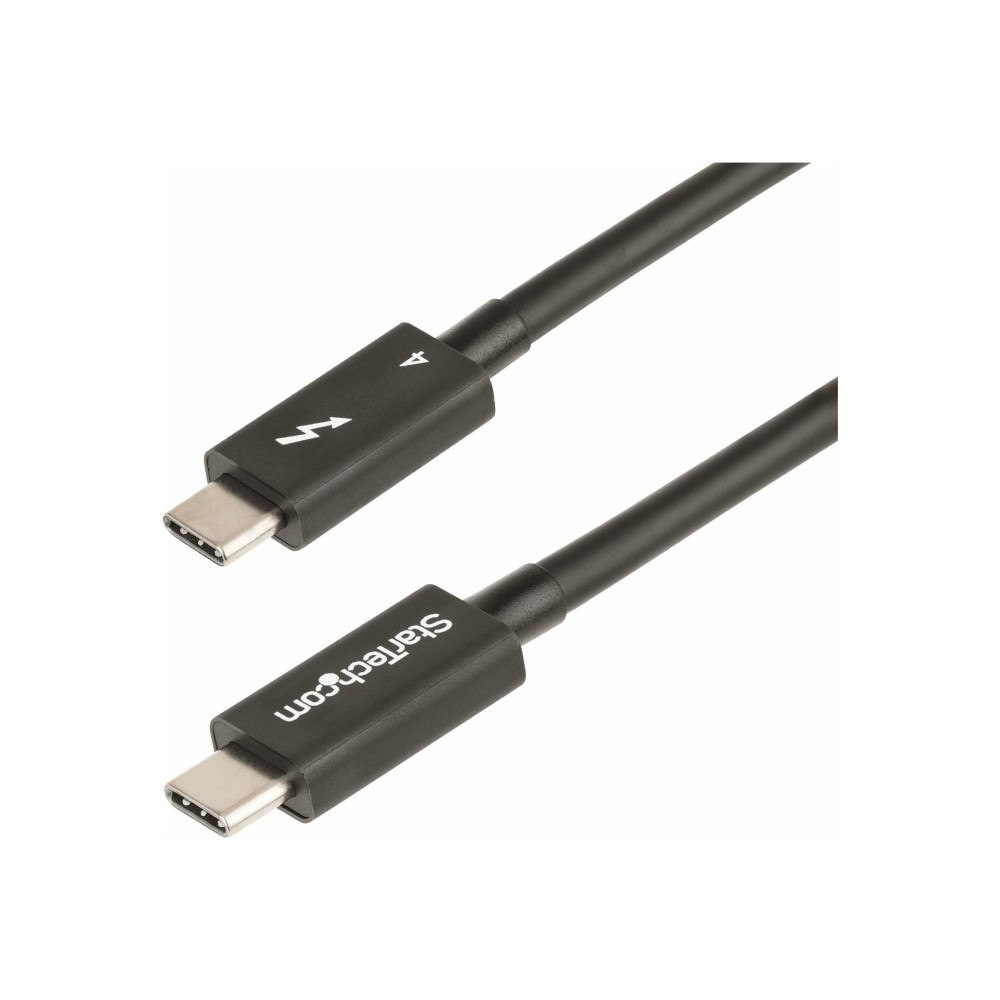 StarTech.com StarTech 1.6ft (50cm) Thunderbolt 4 Cable, 40Gbps, 100W Powe...