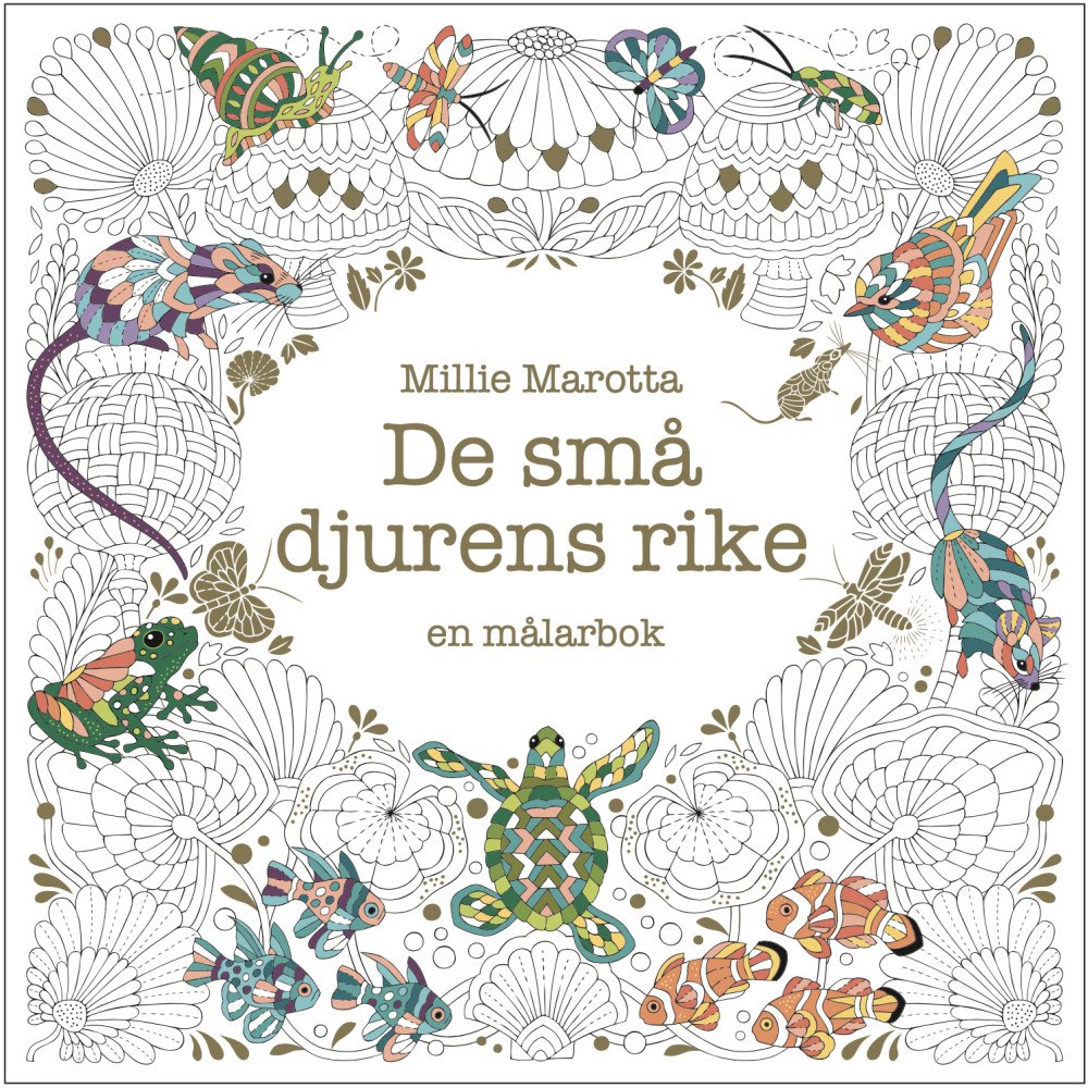 Millie Marotta De små djurens rike : en målarbok (häftad)
