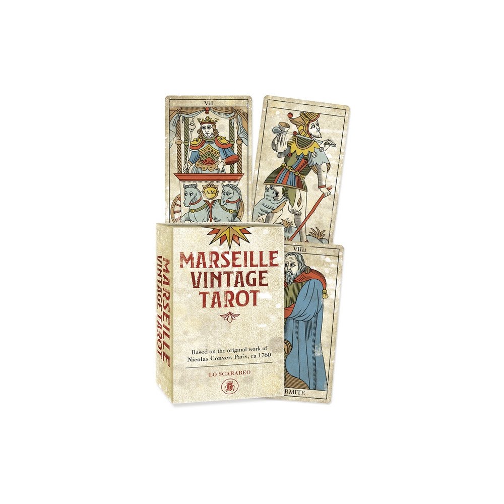 Anna Maria Morsucci MARSEILLE VINTAGE TAROT (78-card deck & instruction booklet)