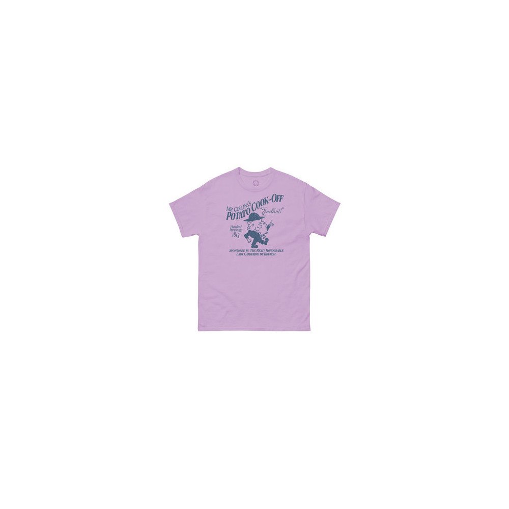 Out of Print Jane Austen's Pride and Prejudice - Mr. Collins' Potato Cook-Off Unisex T-Shirt Small
