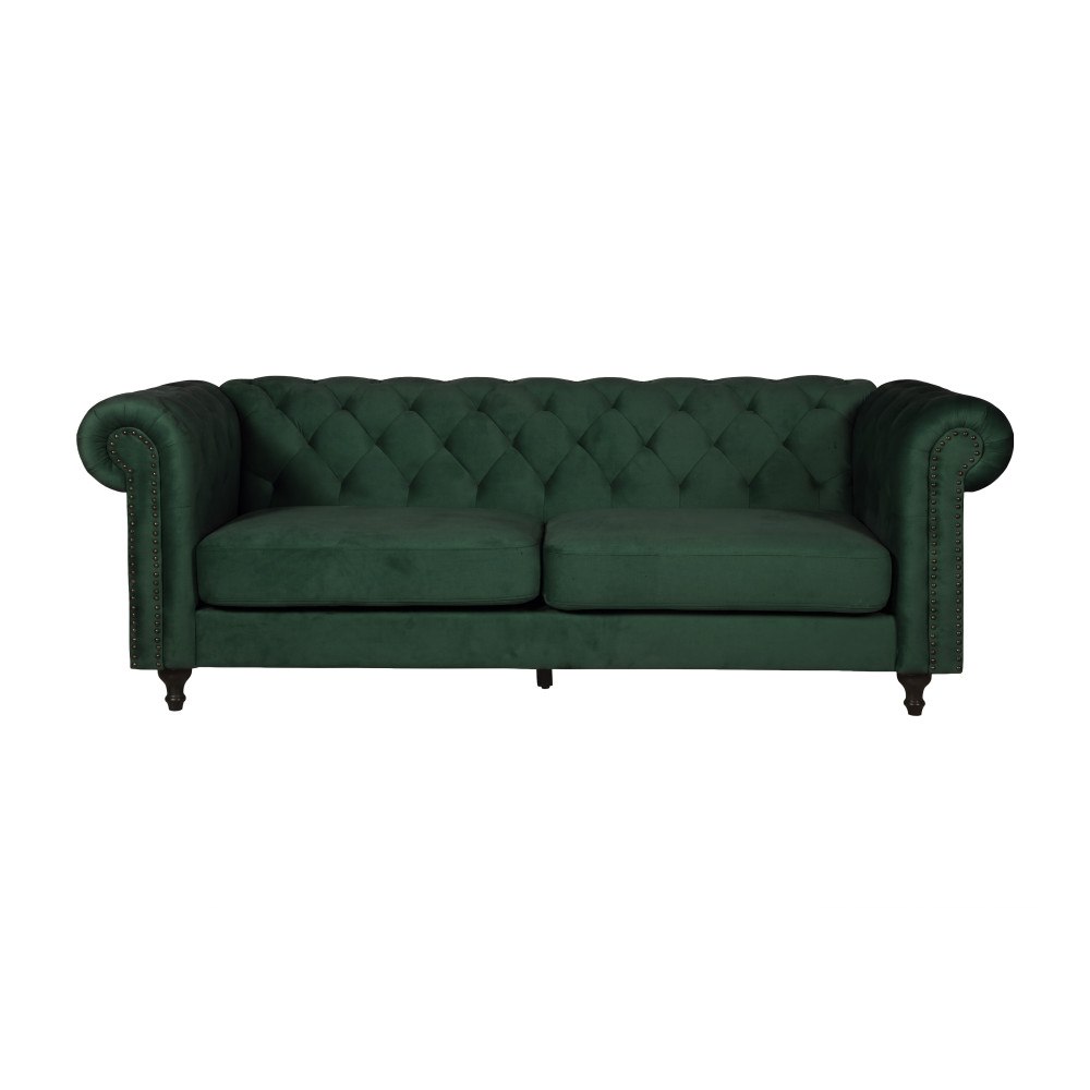 Venture Home Velvet 3-Sits Soffa