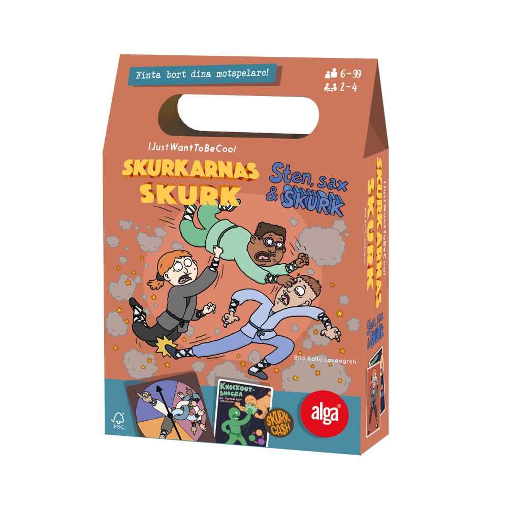 Alga Skurkarnas Skurk Sten Sax Skurk
