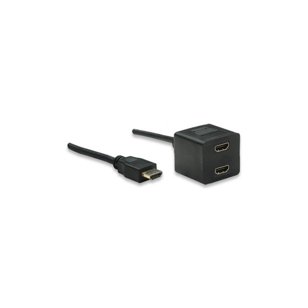 IC Intracom TECHly Video Splitter Cable HDMI M to 2 x HDMI F - video/audiosplitter - 2 portar