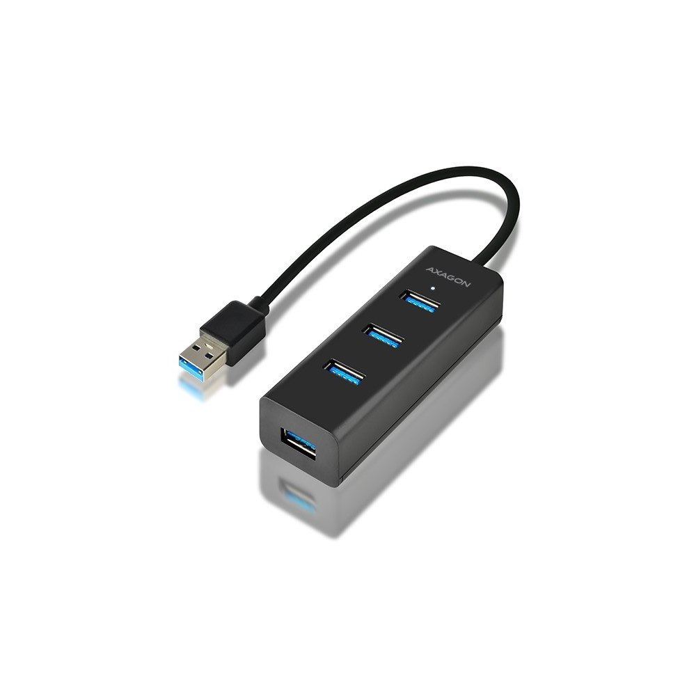 Axago Axago HUE-S2B, USB 3.2 Gen 1 (3.1 Gen 1) Typ-A, USB 3.2 Gen...
