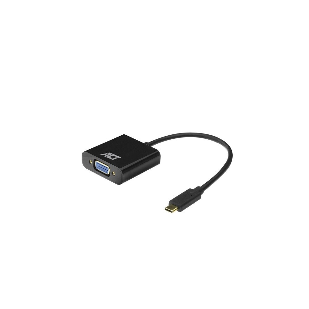 ACT ACT - videoadapterkabel - USB-C till HD-15 (VGA) - 15 cm